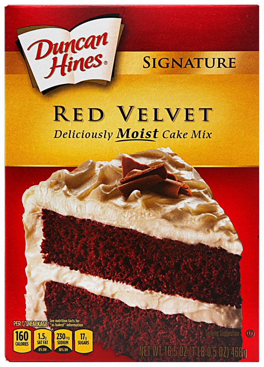 DUNCAN HINES SIGN. RED VELVET 12/16.5 OZ - SUPERMIX