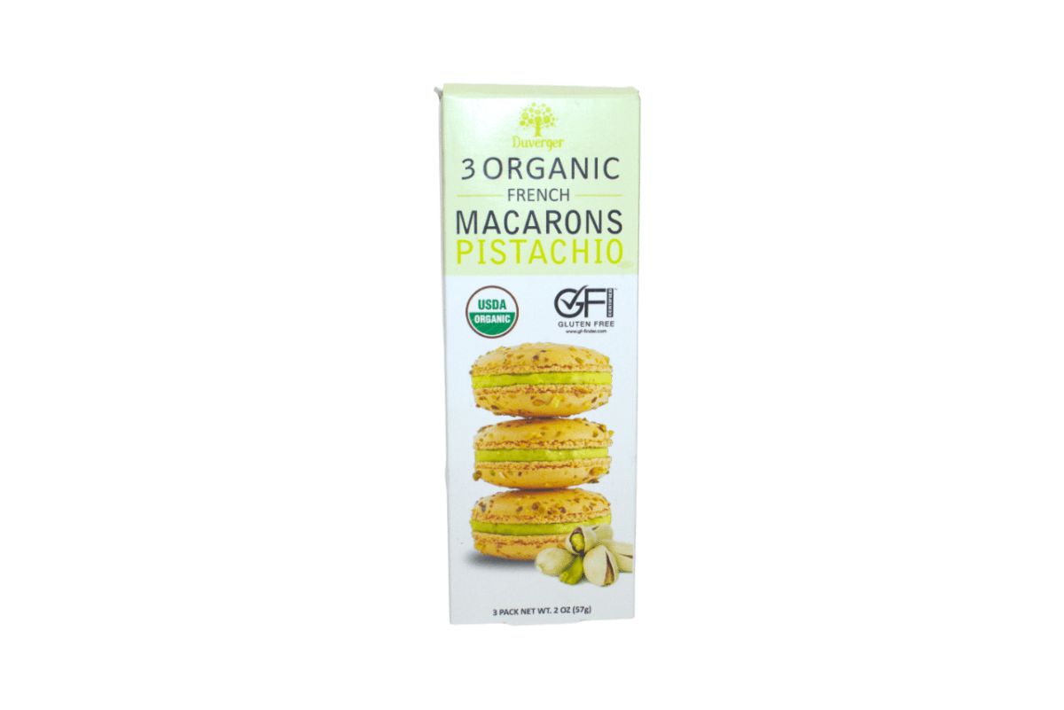 DUVERGER ORGANIC PISTACHO FRENCH MACARON 67 OZ - SUPERMIX