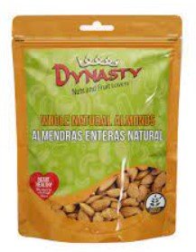 DYNASTY ALMENDRAS ENTERA NATURAL 4 OZ - SUPERMIX