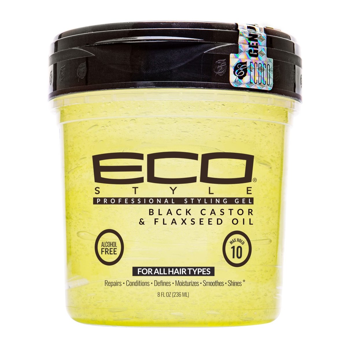 ECO BLACK CASTOR OIL GEL 16OZ - SUPERMIX