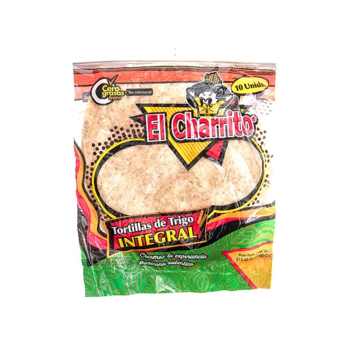 EL CHARRITO TORTILLAS TRIGO INTEGRAL 5/1 - 10 - SUPERMIX