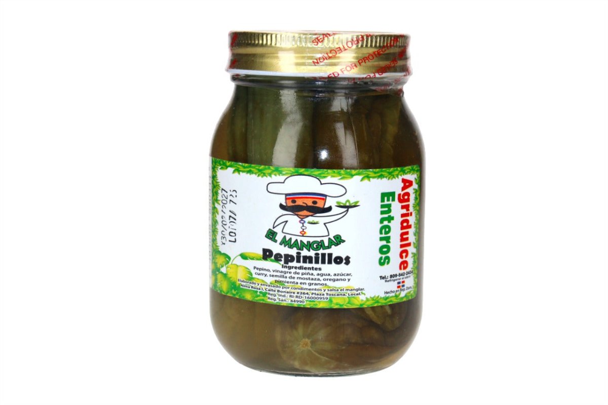 EL MANGLAR PEPINILLOS AGRIDULCE 500 GR - SUPERMIX