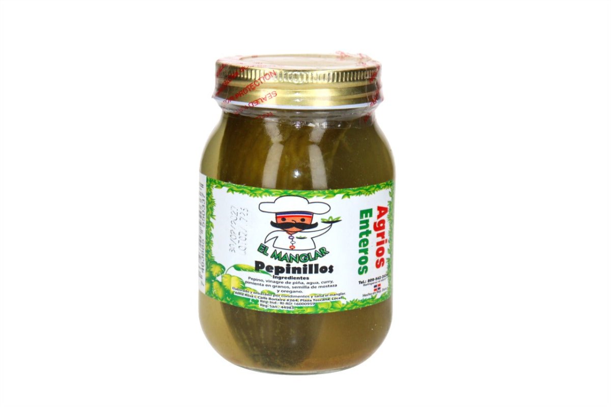 EL MANGLAR PEPINILLOS AGRIO 500 GR - SUPERMIX
