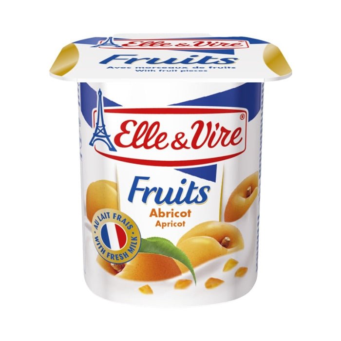 ELLE & VIRE YOGURT APRICOT 125 GR - SUPERMIX