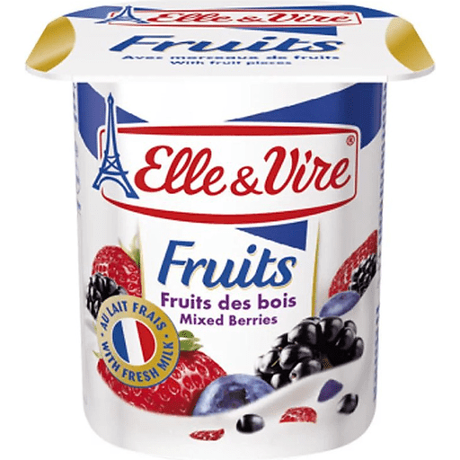 ELLE & VIRE YOGURT MIX BERRY F/B 125 GR - SUPERMIX
