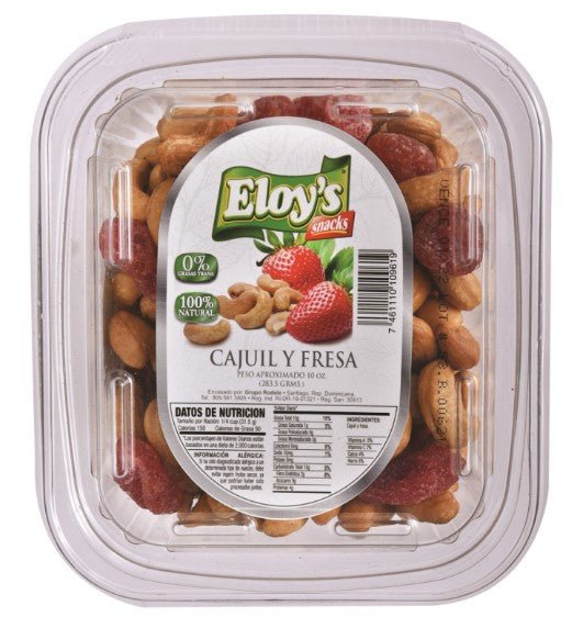 ELOY S SEMILLAS DE CAJUIL CON FRESAS 10 OZ - SUPERMIX