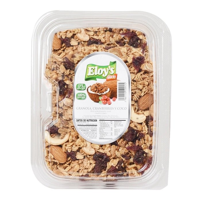 ELOYS GRANOLA CRANBERRIES Y COCO 14 OZ - SUPERMIX