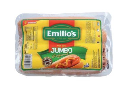 EMILIOS SALCHICHAS HOT DOG JUMBO 8 UNIDAD - SUPERMIX