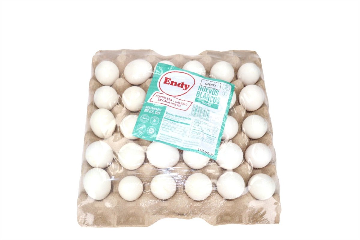 ENDY HUEVO ECONOMICO BLANCO MED. 30/1 - SUPERMIX