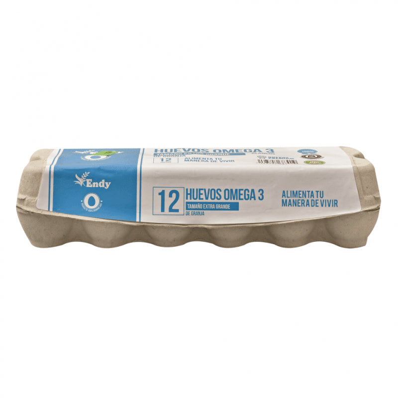 ENDY HUEVO EXTRA GRANDE BLANCO OMEGA3 12/1 - SUPERMIX