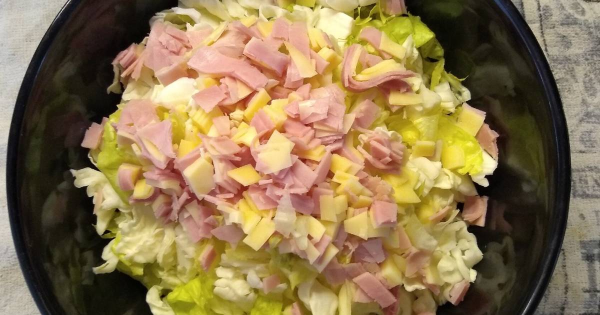ENSALADA DE LECHUGA, JAMON Y QUESO - SUPERMIX