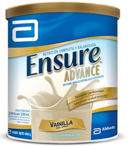 ENSURE ADVANCE VAINILLA 400 GR - SUPERMIX