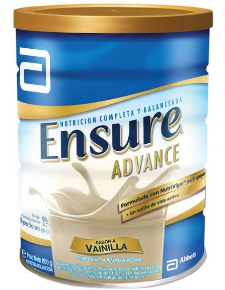 ENSURE ADVANCE VAINILLA LATA 850 GR - SUPERMIX