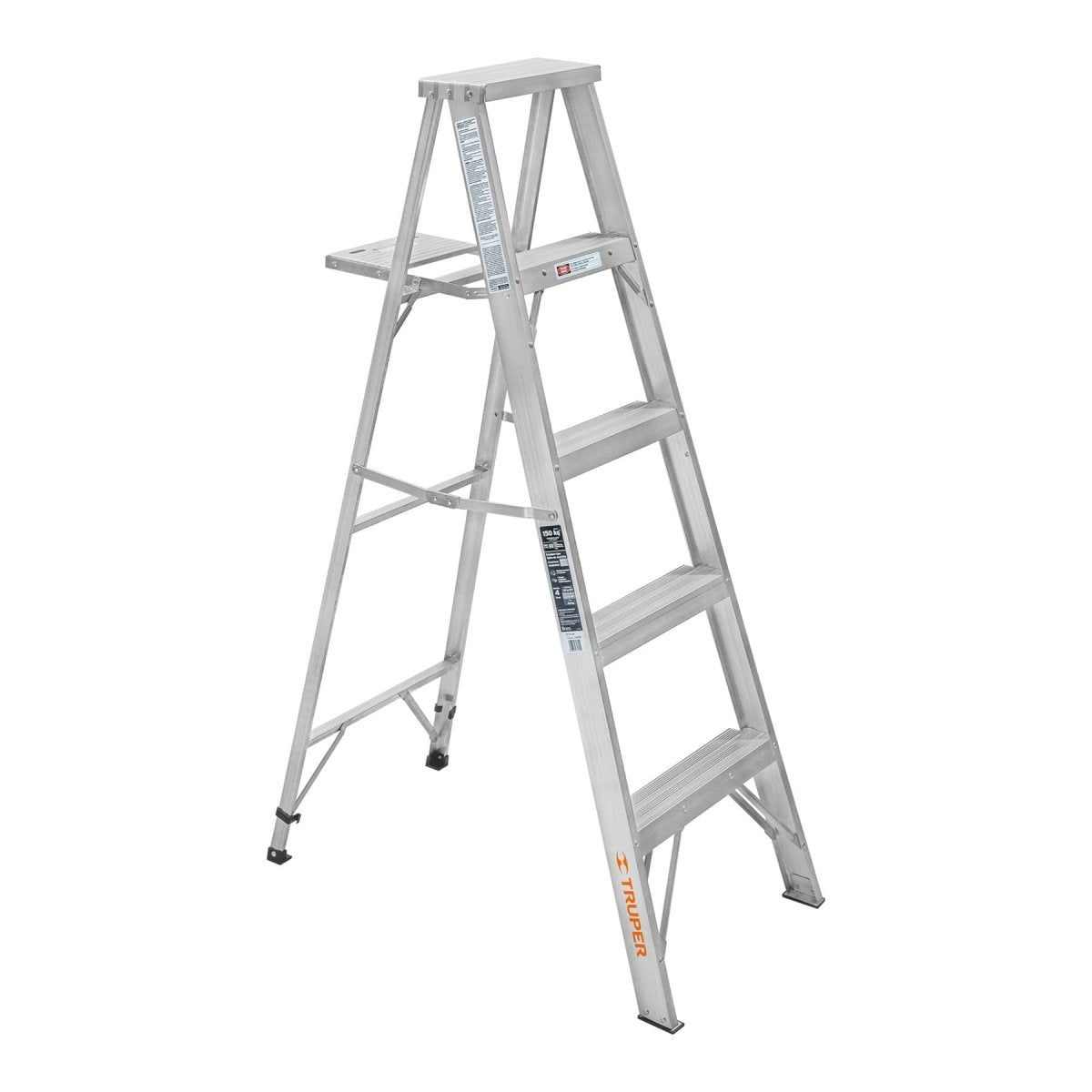 ESCALERA 6' TIPO TIJERA DE 150KG DE ALUMINIO TRUPER - SUPERMIX