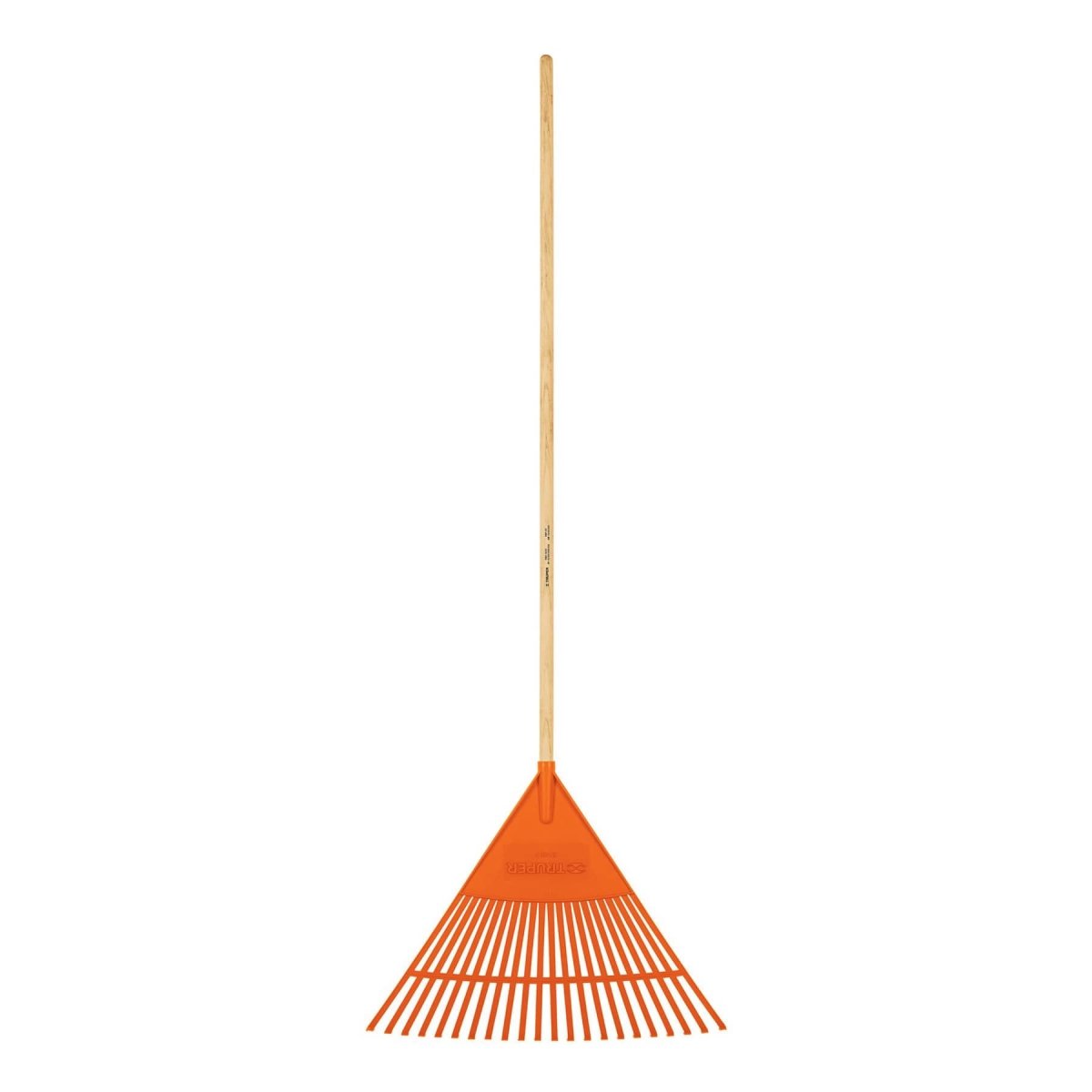 ESCOBA PLASTICA FLEXIBLE 22 DIENTES MANGO DE MADERA 48" TRUPER - SUPERMIX