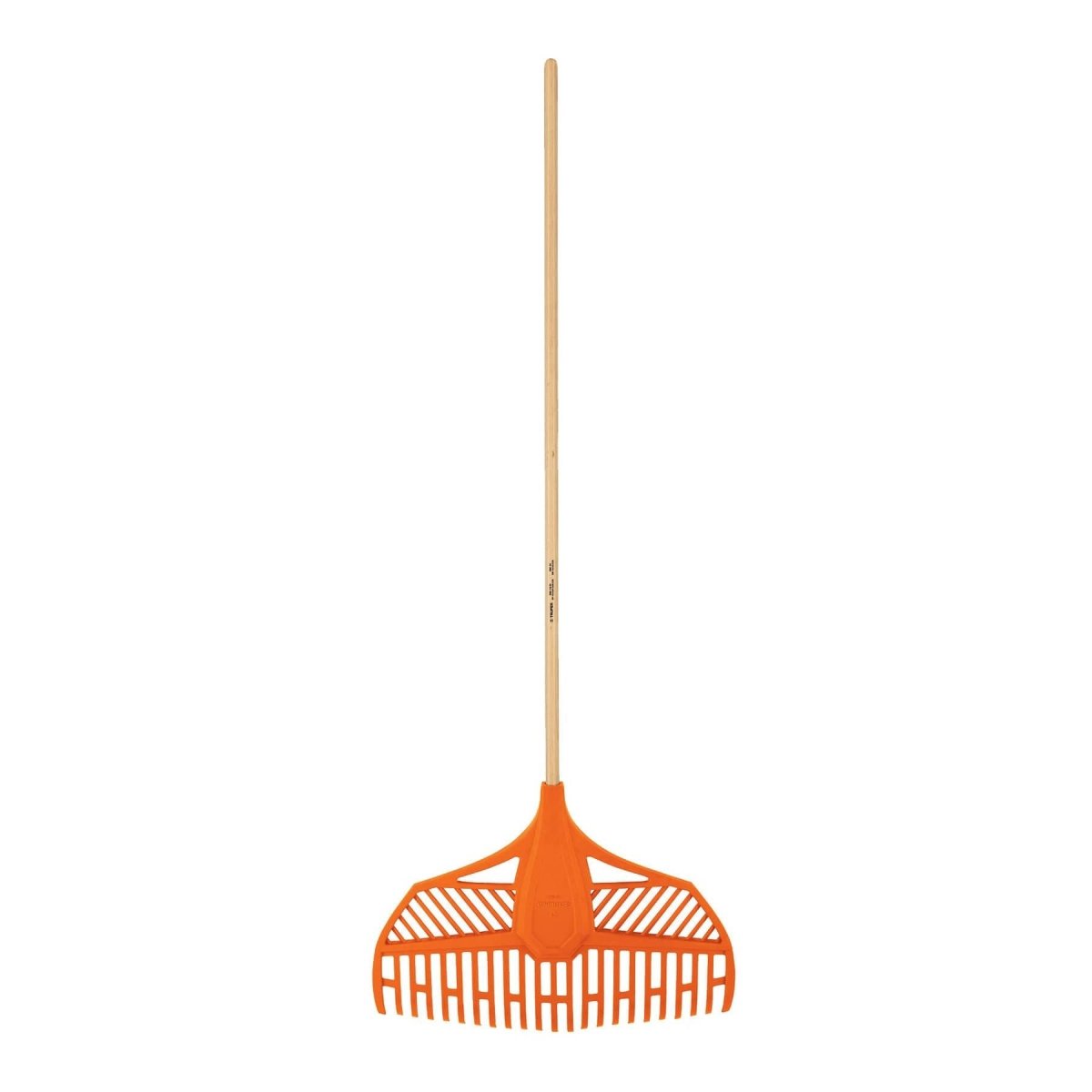 ESCOBA PLASTICA FLEXIBLE 23 DIENTES MANGO DE MADERA 48" TRUPER.. - SUPERMIX