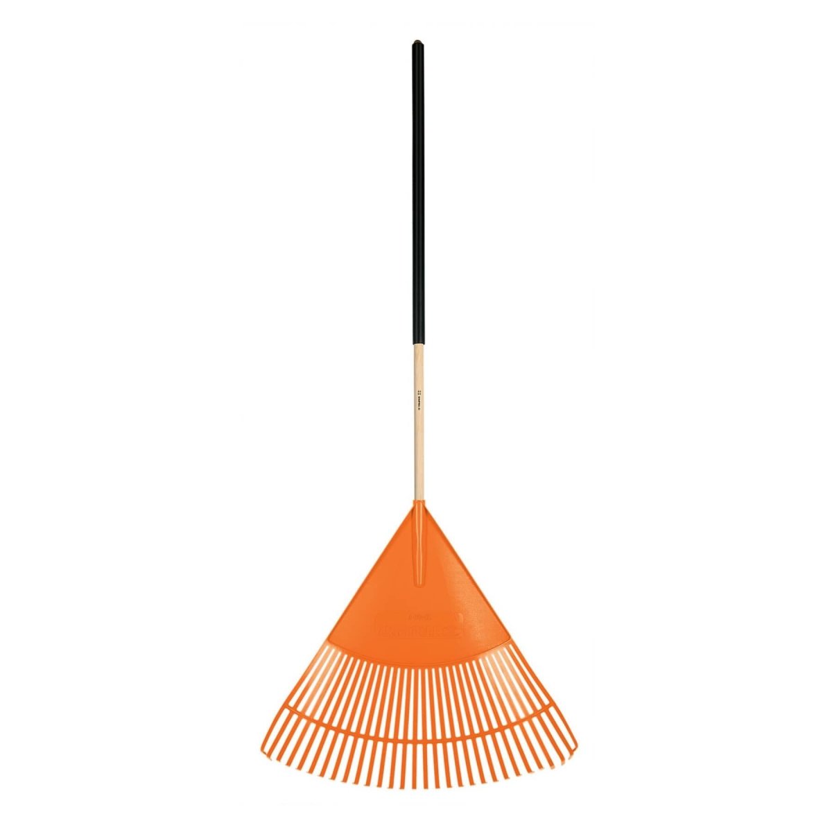 ESCOBA PLASTICA FLEXIBLE 30 DIENTES MANGO DE MADERA CONFORTABLE 48" TRUPER.. - SUPERMIX