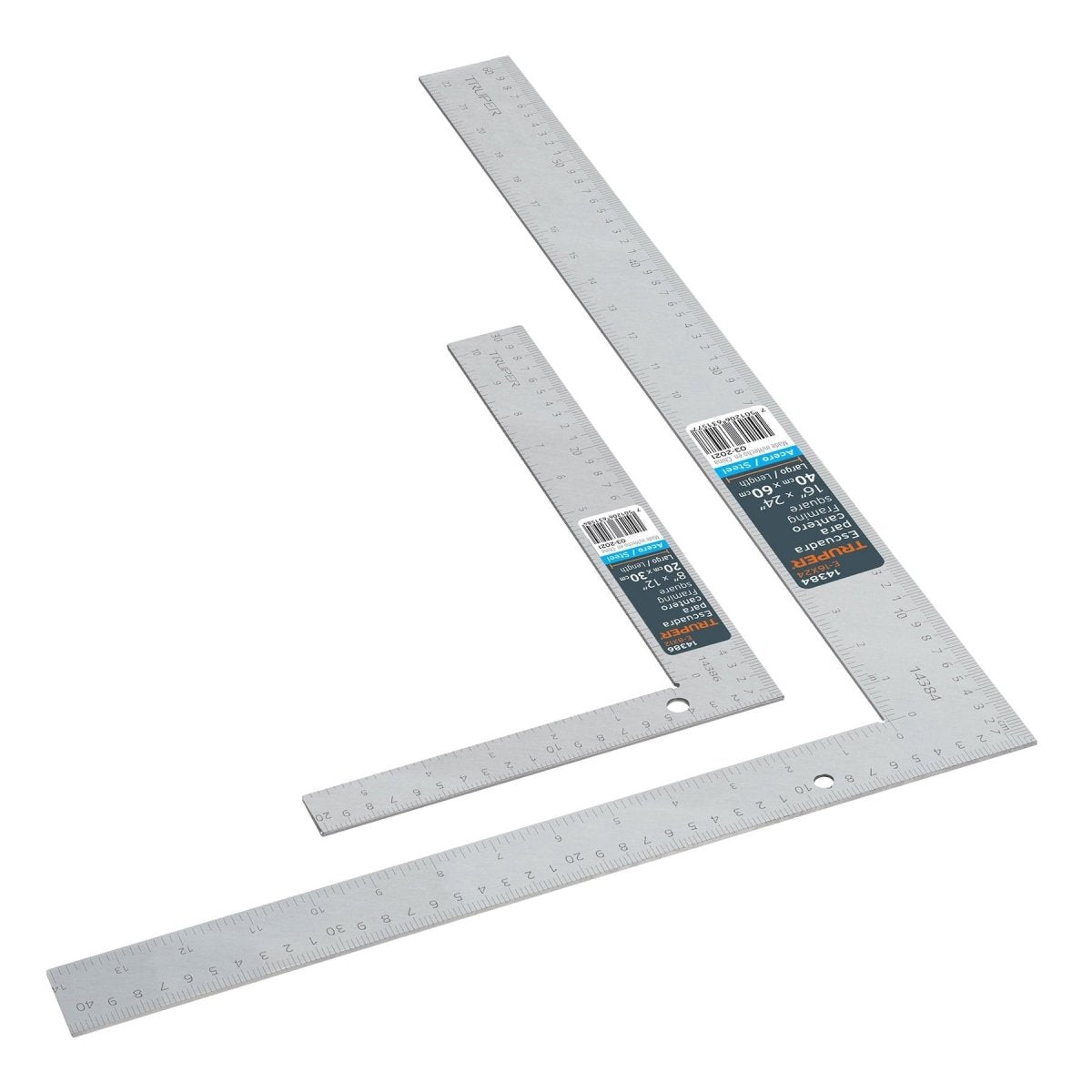 ESCUADRA PARA CARPINTERO 8" X 12" PROFESIONAL TRUPER - SUPERMIX