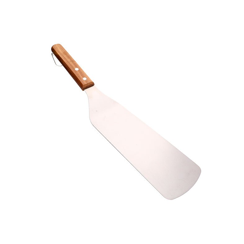 ESPATULA FLEX PARA BBQ CON MANGO DE MADERA - SUPERMIX