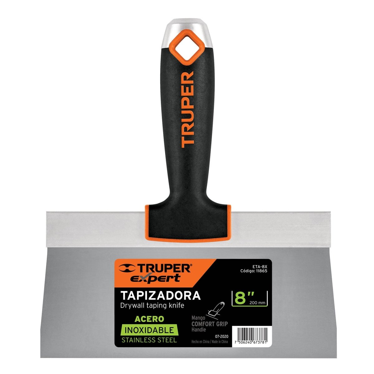 ESPATULA TAPIZADORA 10" ACERO INOXIDABLE TRUPER EXPERT - SUPERMIX