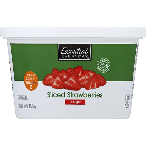 ESSEVRYDY STRAWBERRY SLICED 15 OZ - SUPERMIX