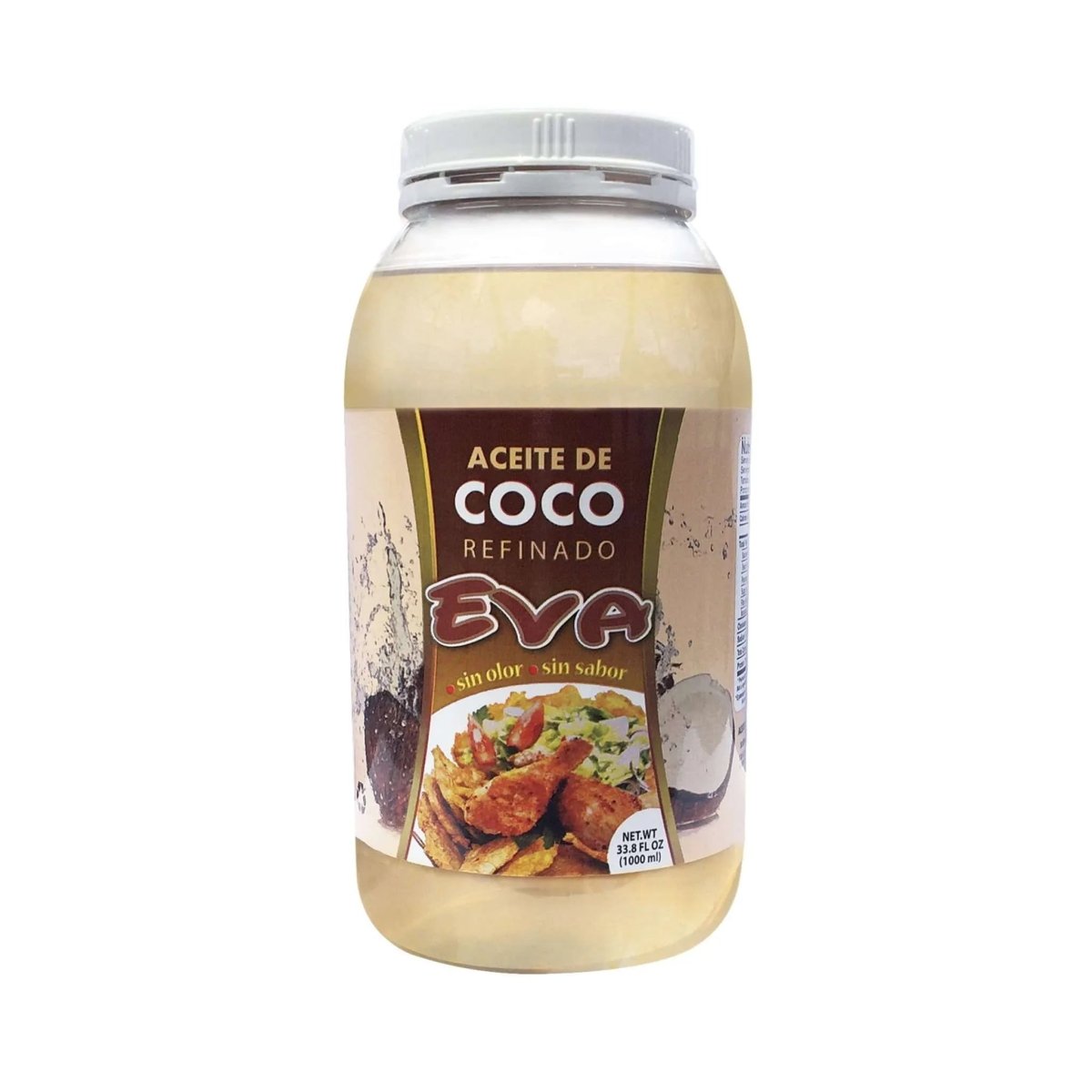 EVA ACEITE DE COCO REFINADO 33.8 OZ - SUPERMIX