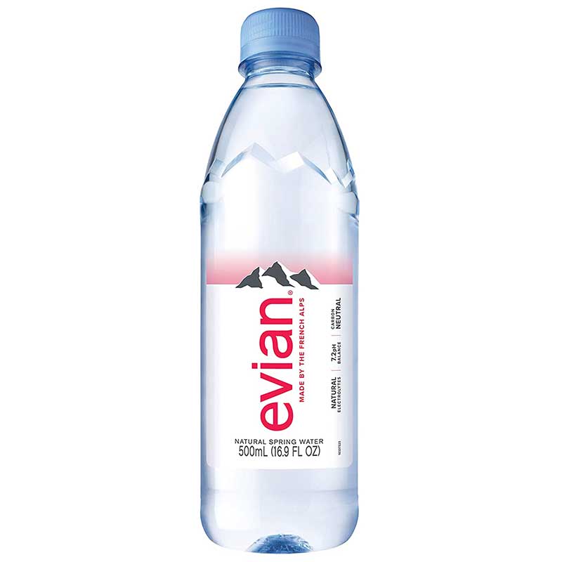 EVIAN AGUA NATURAL 0.5 LT (500 ML) PET - SUPERMIX