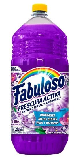 FABULOSO DESINFECTANTE LIQUIDO LAVANDA 2 LITROS - SUPERMIX