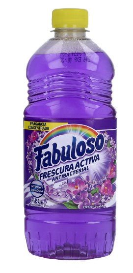 FABULOSO DESINFECTANTE LIQUIDO LAVANDA 450 ML - SUPERMIX