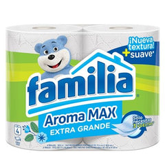 FAMILIA PAPEL HIGIENICO AROMA EXTRA GRANDE 4 ROLLOS - SUPERMIX