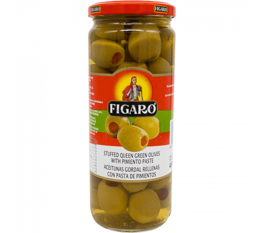 FIGARO ACEITUNAS RELLENAS GORDAL 340 GR - SUPERMIX