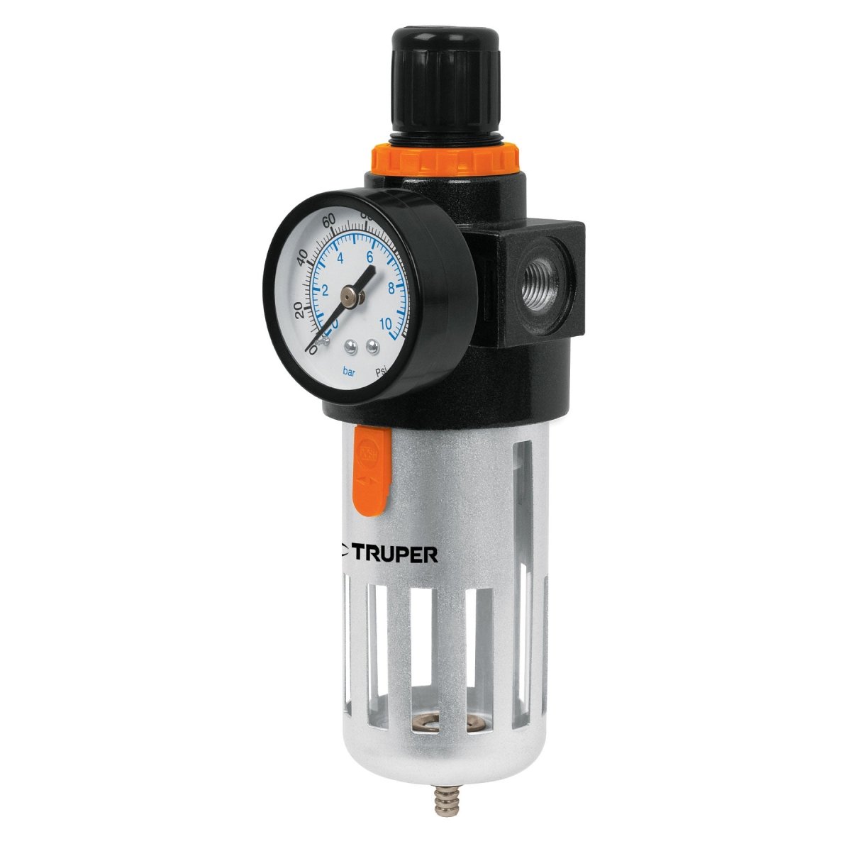 FILTRO REGULADOR DE AIRE, FIRE - 1/4 TRUPER - SUPERMIX