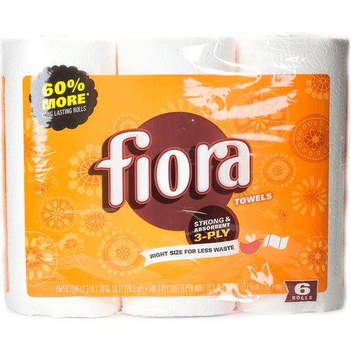 FIORA 3PLY PAPER TOWEL 47.5 SF - SUPERMIX