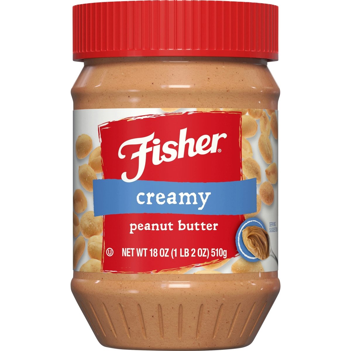 FISHER MANTEQUILLA DE MANI CREAMY 18 OZ - SUPERMIX