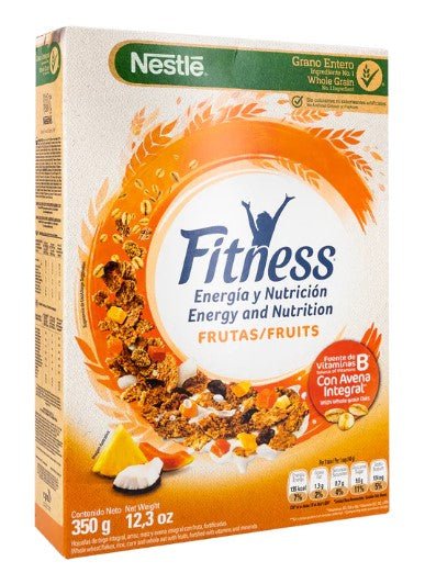 FITNESS CEREAL AVENA INTEGRAL C/ FRUTAS 350 GR - SUPERMIX