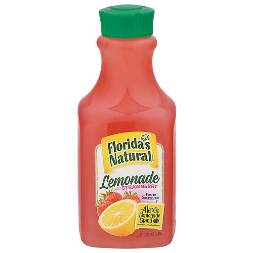FLORIDAS NATURAL LEMONADE STRAWBERRY 59 OZ - SUPERMIX