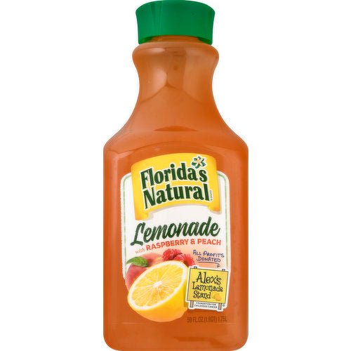 FLORIDAS NATURAL LEMONADE W/RASPBERRY 59 OZ - SUPERMIX