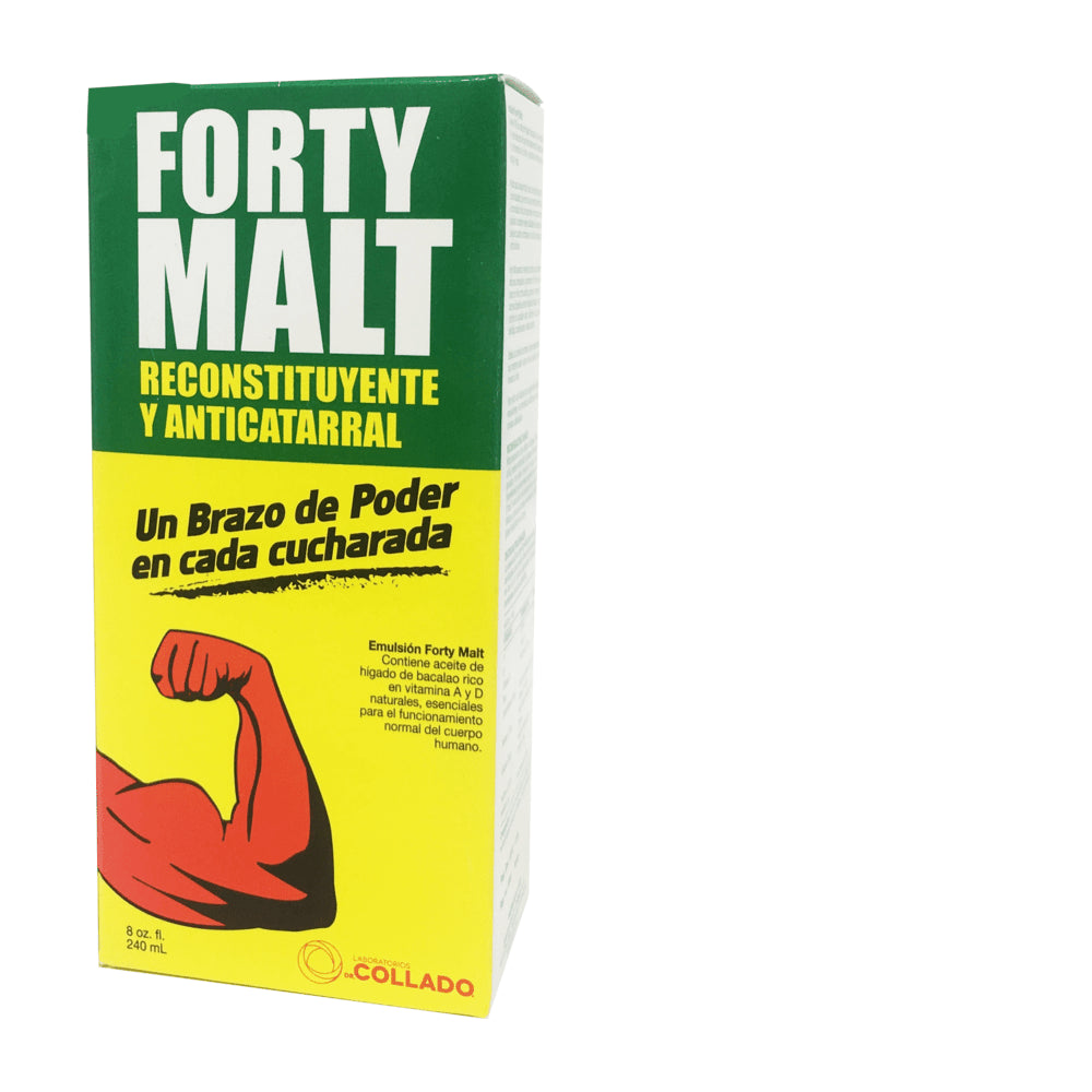 FORTY MALT RECONSTITUYENTE Y ANTICATARRAL 8 OZ - SUPERMIX