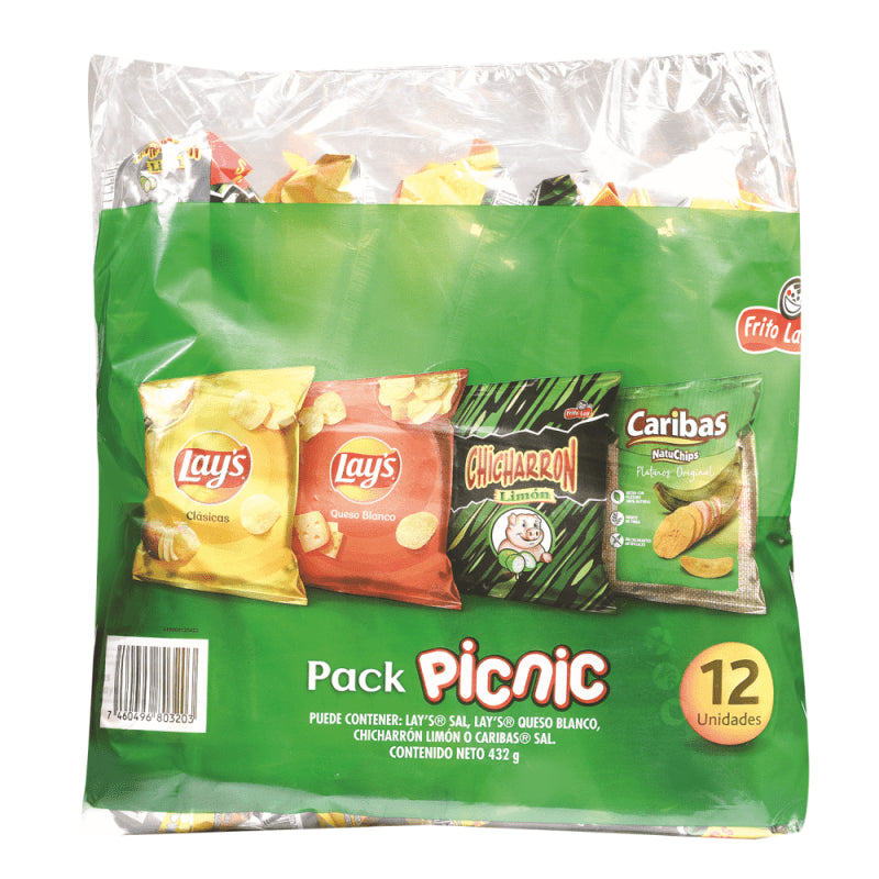 FRITO LAY SURTIPACK PICNIC 5/353 GR 12 CT - SUPERMIX