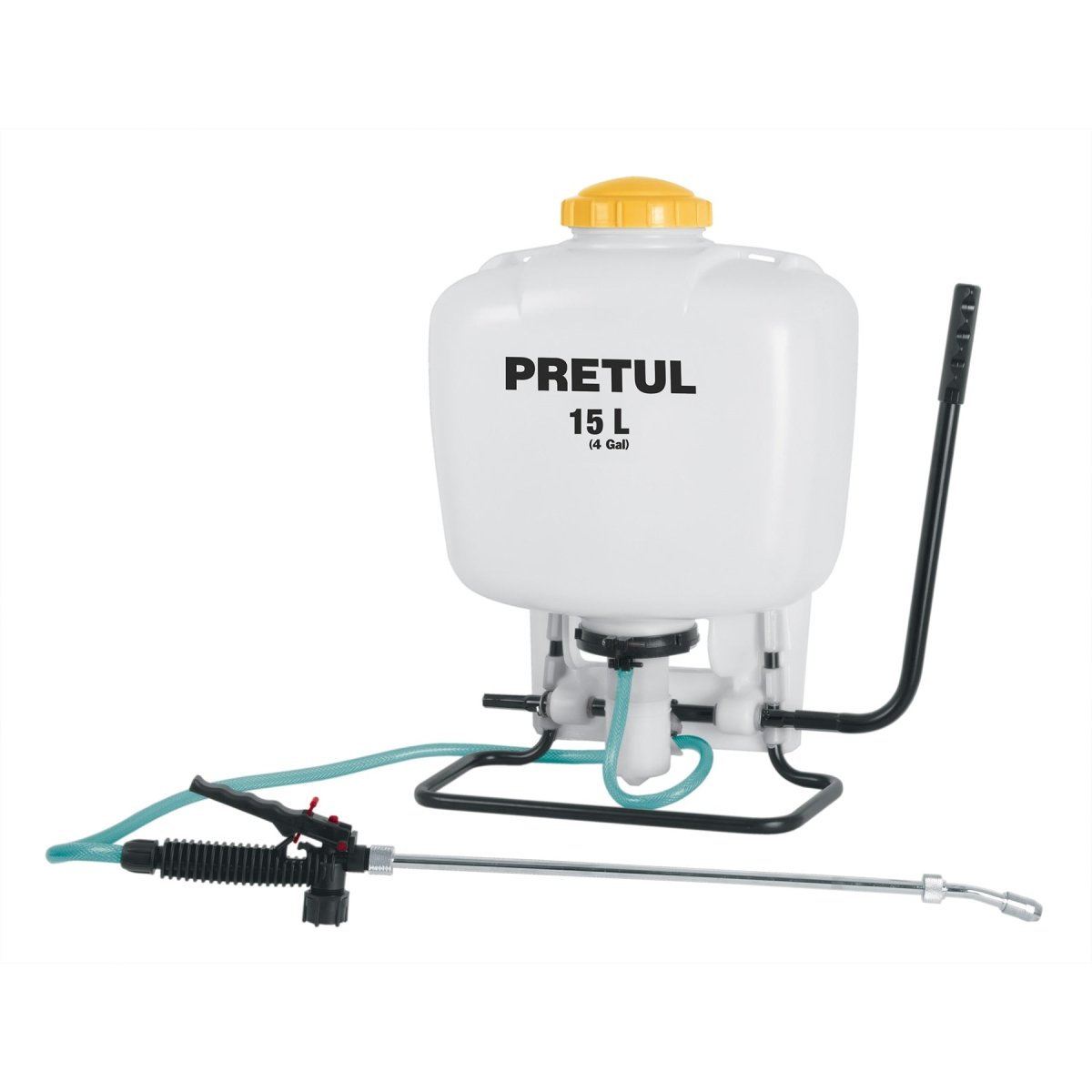 FUMIGADORA 15L TIPO MOCHILA 44 PSI PRETUL - SUPERMIX