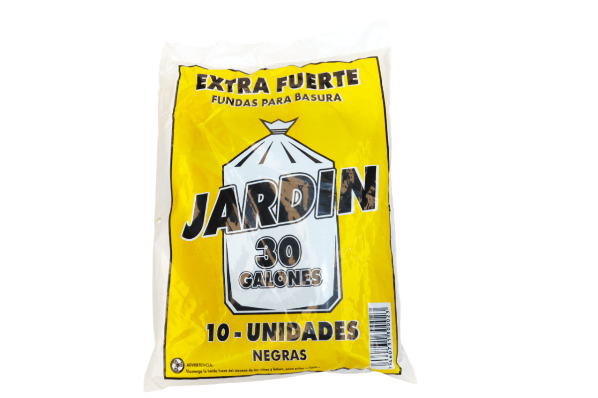 FUNDAS EXT. FUERTES JARDIN 30 GAL. NEGRAS - SUPERMIX