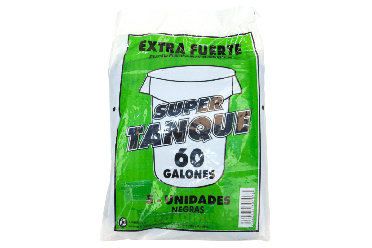 FUNDAS EXT. FUERTES SUPER TANQUE 60 GAL. NEGRAS - SUPERMIX