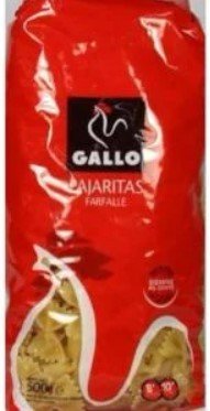 GALLO FARFALLE TRICOLOR (PAJARITAS)VEGETAL 450 GR - SUPERMIX