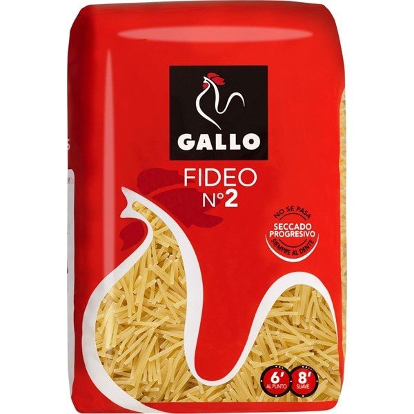 GALLO FIDEOS NO.2 (MEDIANO) 500 GR - SUPERMIX
