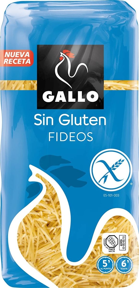 GALLO FIDEOS (SIN GLUTEN) 500 GR - SUPERMIX