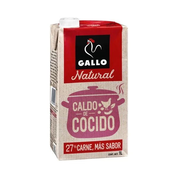 GALLO NATURAL CALDO DE COCINDO 1 LT - SUPERMIX