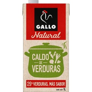 GALLO NATURAL CALDO DE VERDURAS 1 LT - SUPERMIX