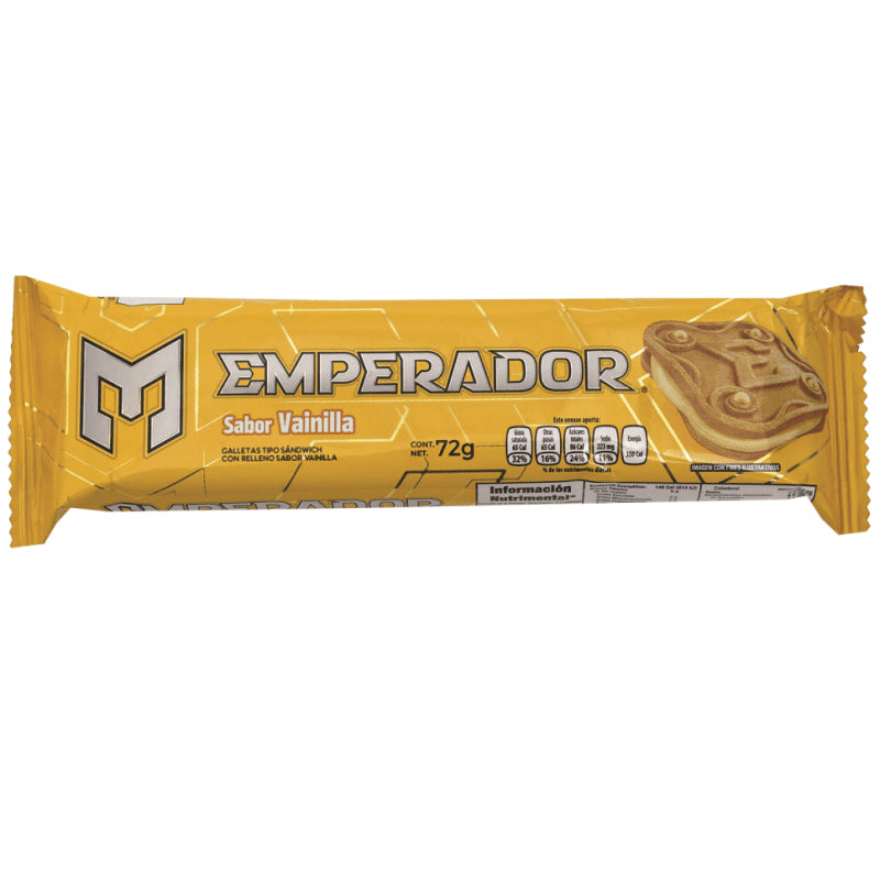 GAMESA EMPERADOR GALLETA SABOR VAINILLA 72 GRS - SUPERMIX