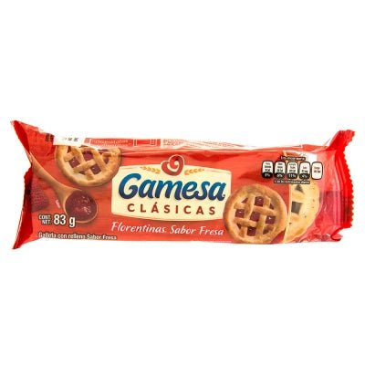 GAMESA FLORENTINAS GALLETAS FRESA 83 GRS - SUPERMIX