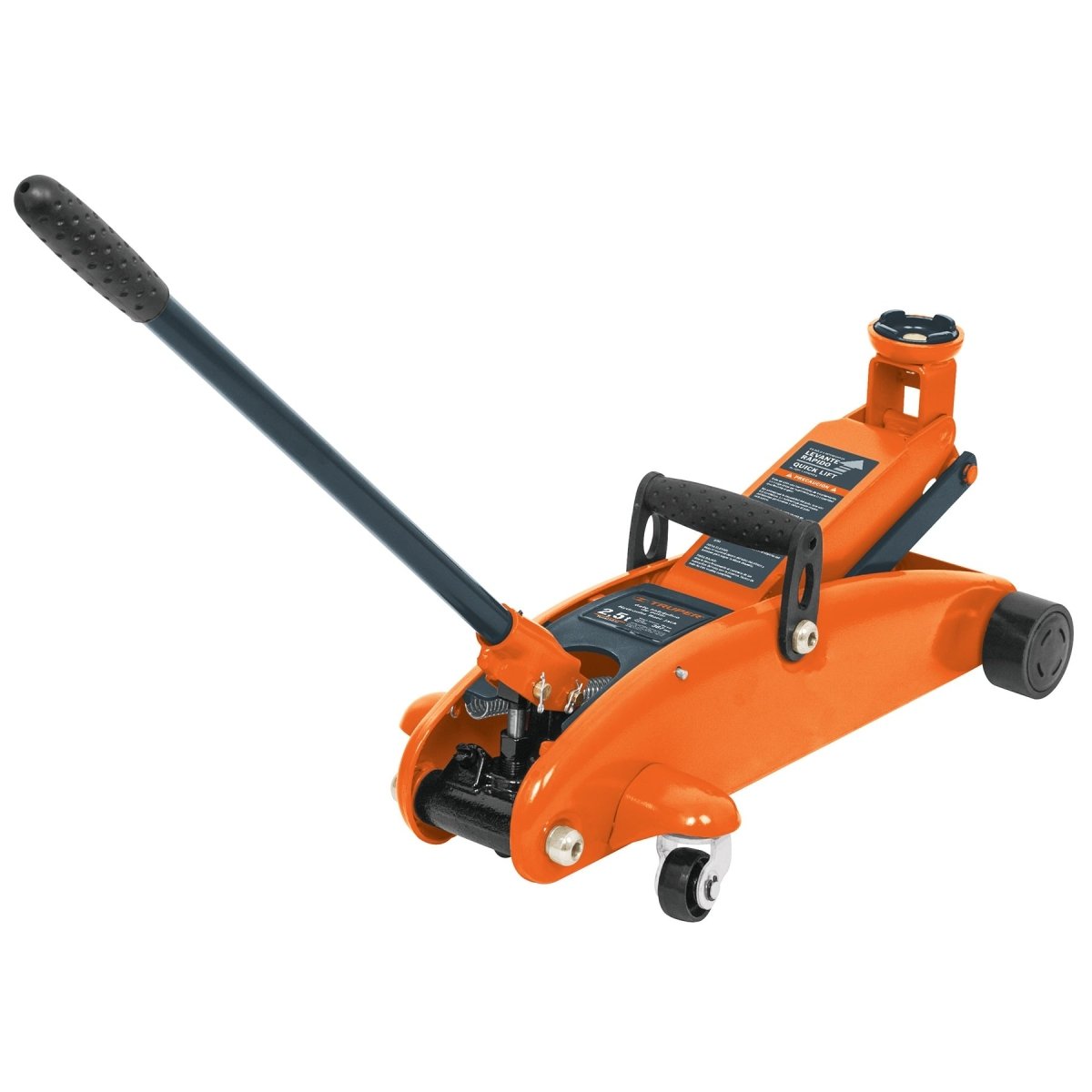 GATO HIDRAULICO 2.5TON DE PATIN ELEVACION 4 MOVIMIENTOS TRUPER - SUPERMIX